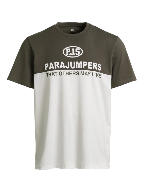 Parajumpers Atletic t-shirt - Off White/Fisherman